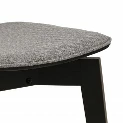 Loftscape Chaises Rigby II (lot de 2) - Tissu / Hévéa massif - Gris / Noir -Chaises Boutique 1000330926 220223 080 DETAILS P000000001000330926