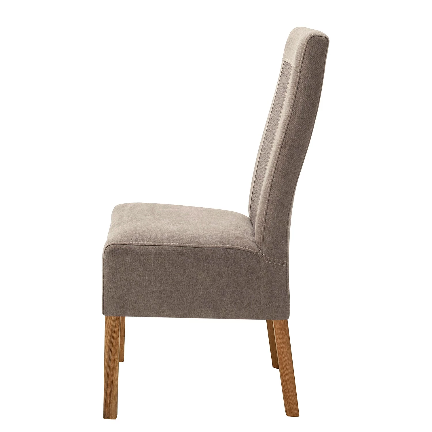 Norrwood Chaises capitonnées Reedy (lot de 2) - Cappuccino - Chêne clair 4 Norrwood Chaises capitonnées Reedy (lot de 2) - Cappuccino - Chêne clair – Image 2