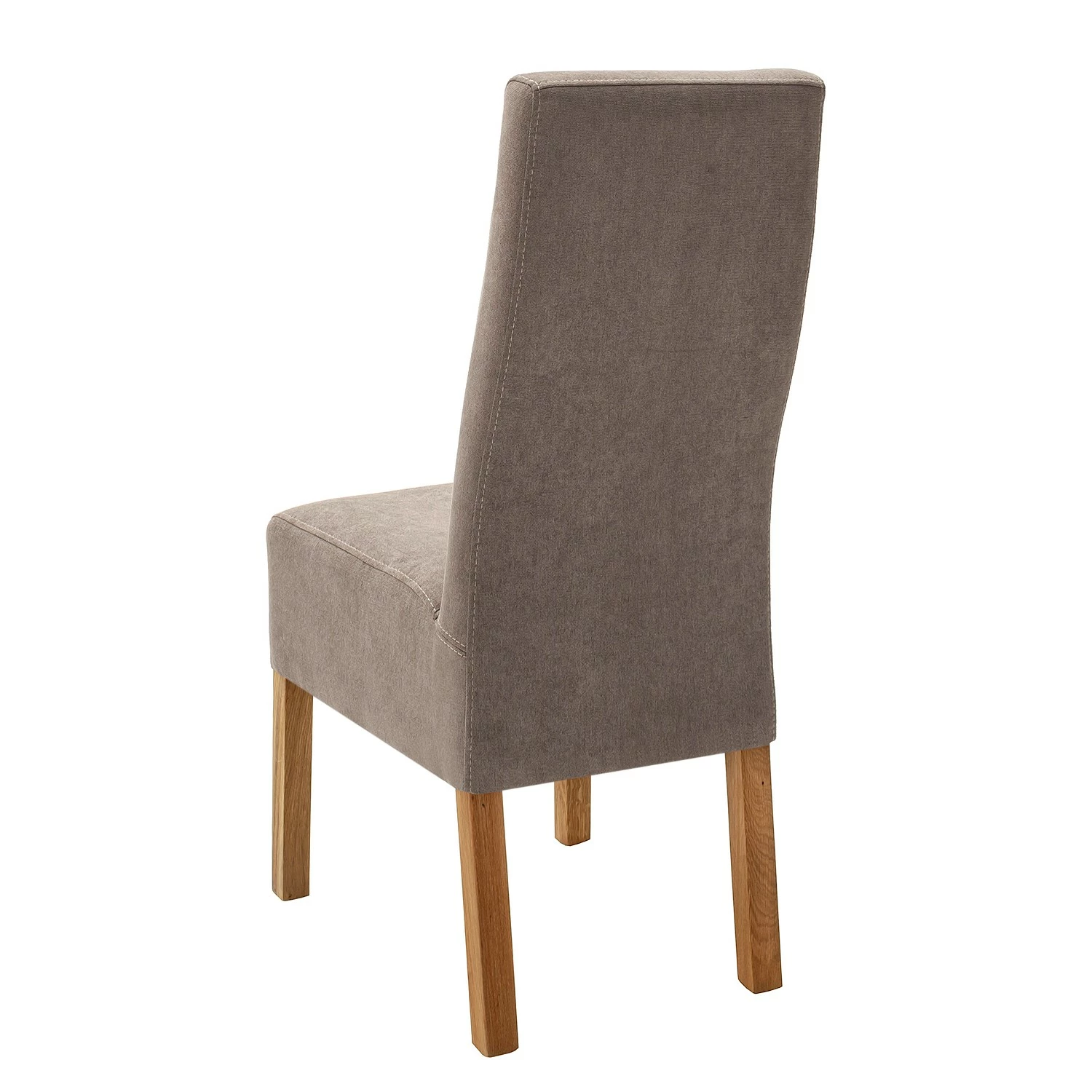 Norrwood Chaises capitonnées Reedy (lot de 2) - Cappuccino - Chêne clair 5 Norrwood Chaises capitonnées Reedy (lot de 2) - Cappuccino - Chêne clair – Image 3