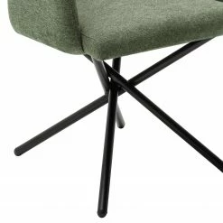 Red Living Chaise à accoudoirs Sarana - Vert olive 7 Red Living Chaise à accoudoirs Sarana - Vert olive -Chaises Boutique 1000335586 220317 040 DETAILS P000000001000335586