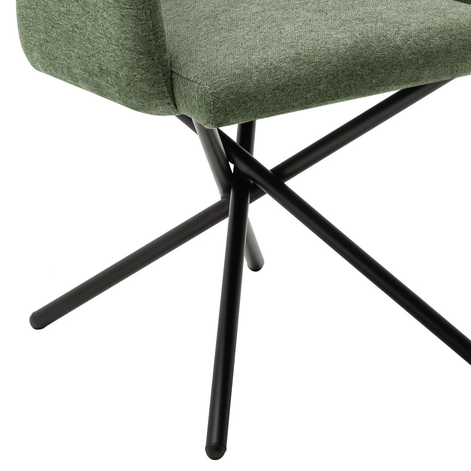 Red Living Chaise à accoudoirs Sarana - Vert olive 5 Red Living Chaise à accoudoirs Sarana - Vert olive – Image 3