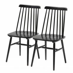 Mørteens Chaises Tara (lot de 2) - Noir