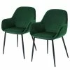 Loftscape Chaises accoudoirs Kusamo IV (lot de 2) - Vert sapin -Chaises Boutique 1000340185 220414 010 IMAGE P000000001000340185