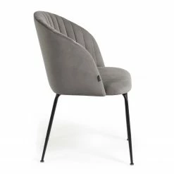 Loftscape Chaises Lumi III (lot de 2) - Velours / Acier - Gris / Noir 11 Loftscape Chaises Lumi III (lot de 2) - Velours / Acier - Gris / Noir -Chaises Boutique 1000340198 220414 030 DETAILS P000000001000340198