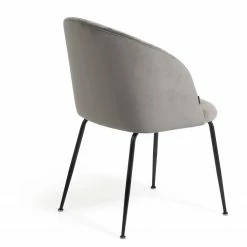 Loftscape Chaises Lumi III (lot de 2) - Velours / Acier - Gris / Noir 12 Loftscape Chaises Lumi III (lot de 2) - Velours / Acier - Gris / Noir -Chaises Boutique 1000340198 220414 035 DETAILS P000000001000340198