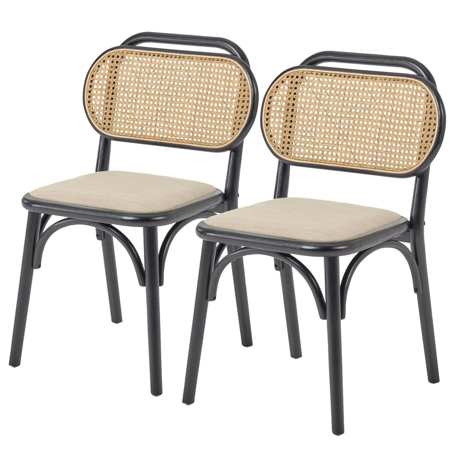 Chaises Porlo (lot de 2) - Orme 3 Chaises Porlo (lot de 2) - Orme