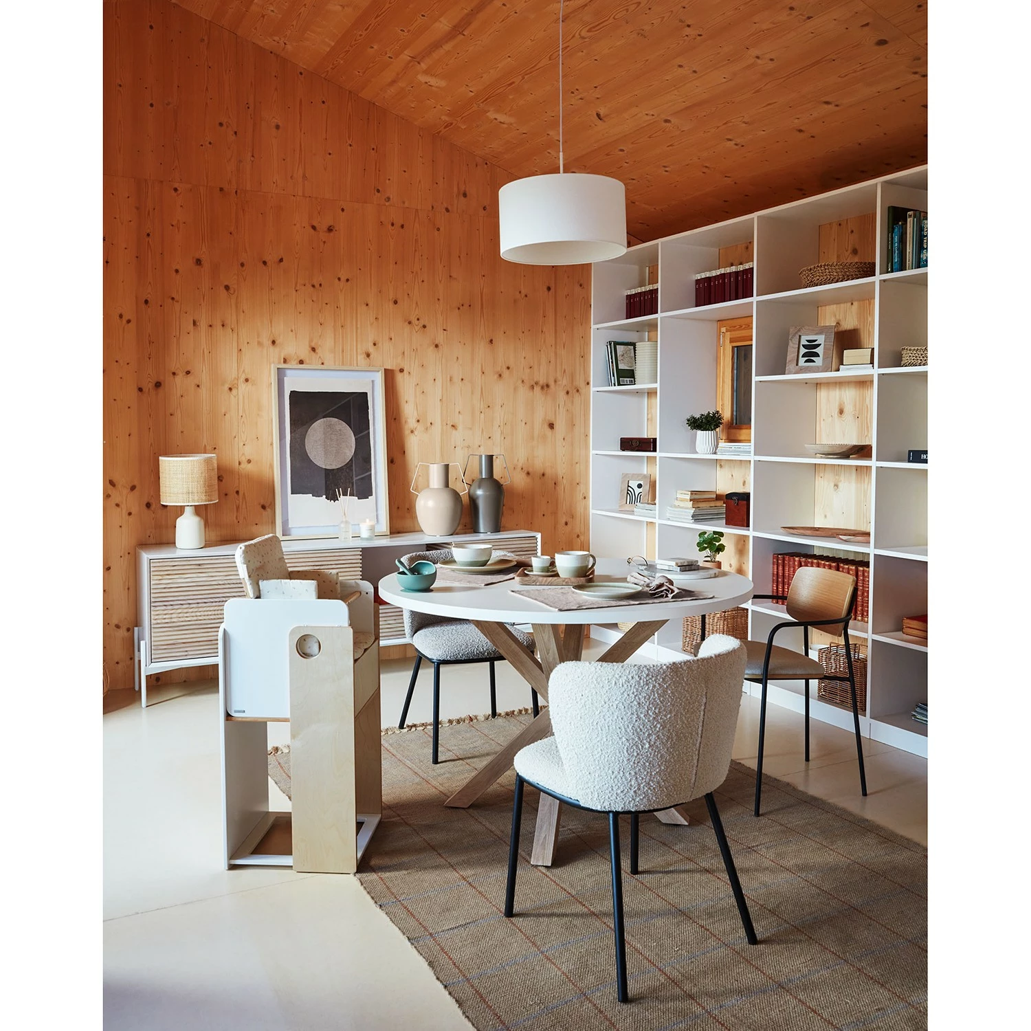 Loftscape Chaises capitonnées Rovigo (2er-Set) - Blanc 6 Loftscape Chaises capitonnées Rovigo (2er-Set) - Blanc – Image 4