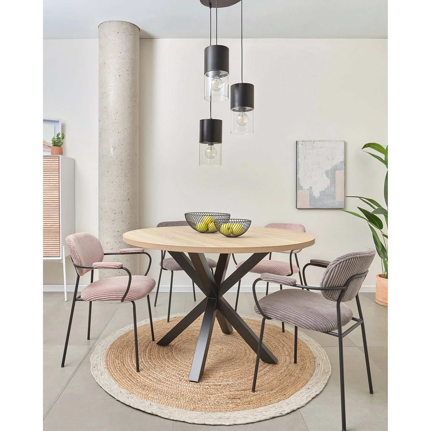 Loftscape Chaises à accoudoirs Sean I (lot de 2) - Taupe 5 Loftscape Chaises à accoudoirs Sean I (lot de 2) - Taupe – Image 3