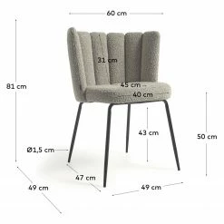 Loftscape Chaises capitonnées Crombie (2er-Set) - Sahara -Chaises Boutique 1000340214 220414 500 SKETCH DETAILS P000000001000340214 sketch
