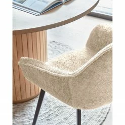 Loftscape Chaises à accoudoirs Sophie (lot de 2) - Blanc ivoire -Chaises Boutique 1000340230 220414 060 DETAILS P000000001000340230