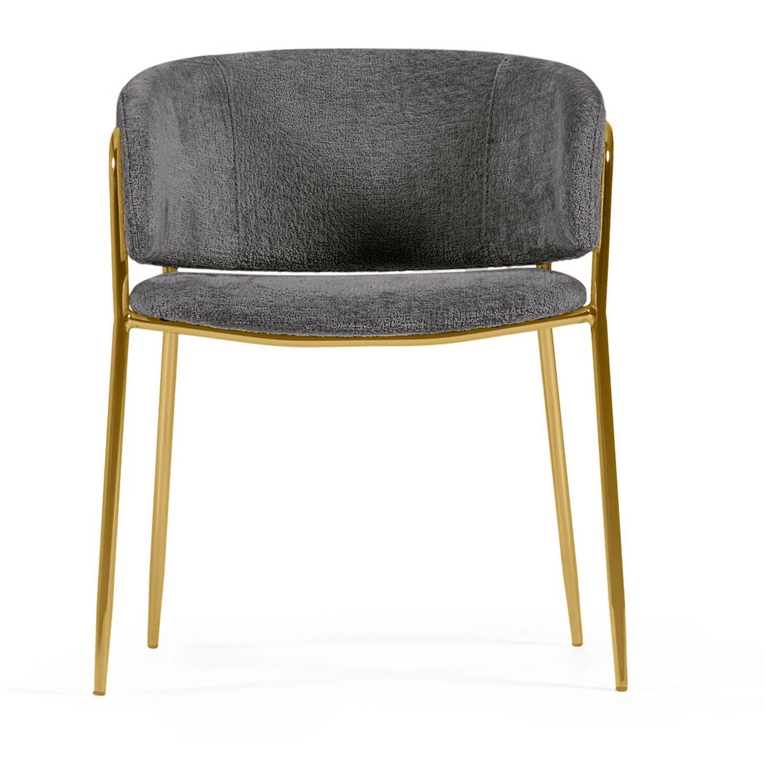 Loftscape Chaises accoudoirs Vilhena V (lot de 2) - Gris 5 Loftscape Chaises accoudoirs Vilhena V (lot de 2) - Gris – Image 3