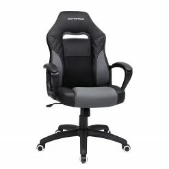 Fredriks Chaise de bureau Save - Imitation cuir / Matière plastique - Noir / Gris