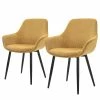 Loftscape Chaises à accoudoirs Morgedal (lot de 2) - Jaune melon 1 Loftscape Chaises à accoudoirs Morgedal (lot de 2) - Jaune melon -Chaises Boutique 1000343596 220414 010 IMAGE P000000001000343596