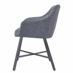 Loftscape Chaises à accoudoirs Septon (lot de 2) - Gris -Chaises Boutique 1000343617 220414 040 DETAILS P000000001000343617