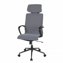 Duo Collection Fauteuil de direction Nael - Tissu / Nylon - Gris / Noir