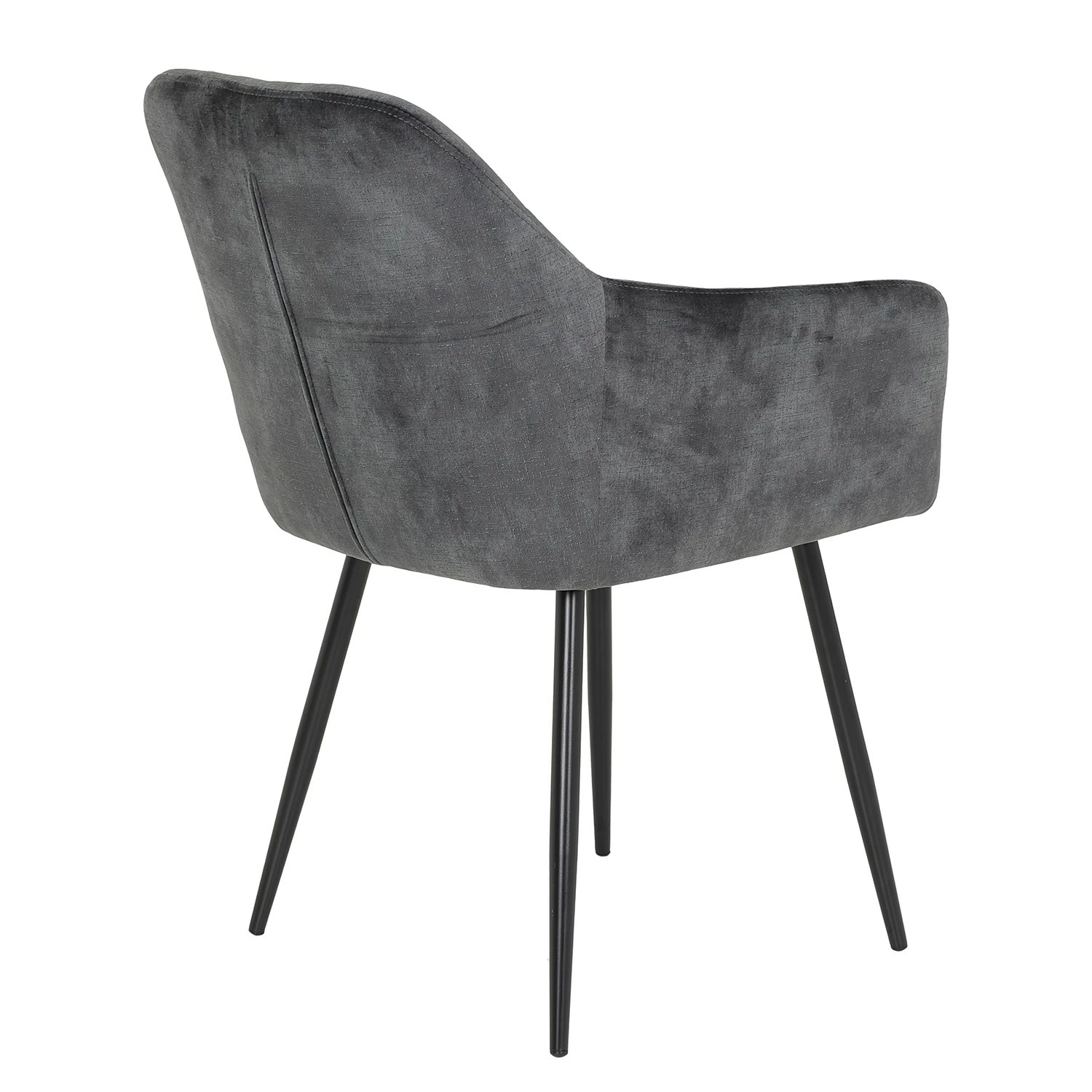 Red Living Chaises à accoudoirs Portol (lot de 2) - Gris 8 Red Living Chaises à accoudoirs Portol (lot de 2) - Gris – Image 6