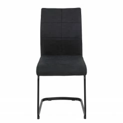 Red Living Chaises cantilever Playa (lot de 2) - Microfibre / Acier - Anthracite / Noir 9 Red Living Chaises cantilever Playa (lot de 2) - Microfibre / Acier - Anthracite / Noir -Chaises Boutique 1000343827 220406 030 DETAILS P000000001000343827