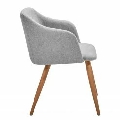 Butlers Chaise à accoudoirs ROCK'N'SOUL - Acier / Polyester - Gris -Chaises Boutique 1000343953 220406 040 DETAILS P000000001000343953