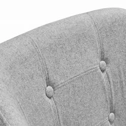 Butlers Chaise à accoudoirs ROCK'N'SOUL - Acier / Polyester - Gris -Chaises Boutique 1000343953 220406 070 DETAILS P000000001000343953