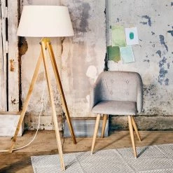 Butlers Chaises ROCK'N'SOUL (lot de 2) - Acier / Polyester - Gris -Chaises Boutique 1000343991 220406 021 MOOD DETAILS P000000001000343991 mood