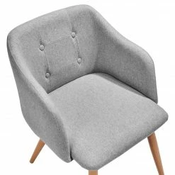 Butlers Chaises ROCK'N'SOUL (lot de 2) - Acier / Polyester - Gris -Chaises Boutique 1000343991 220406 060 DETAILS P000000001000343991