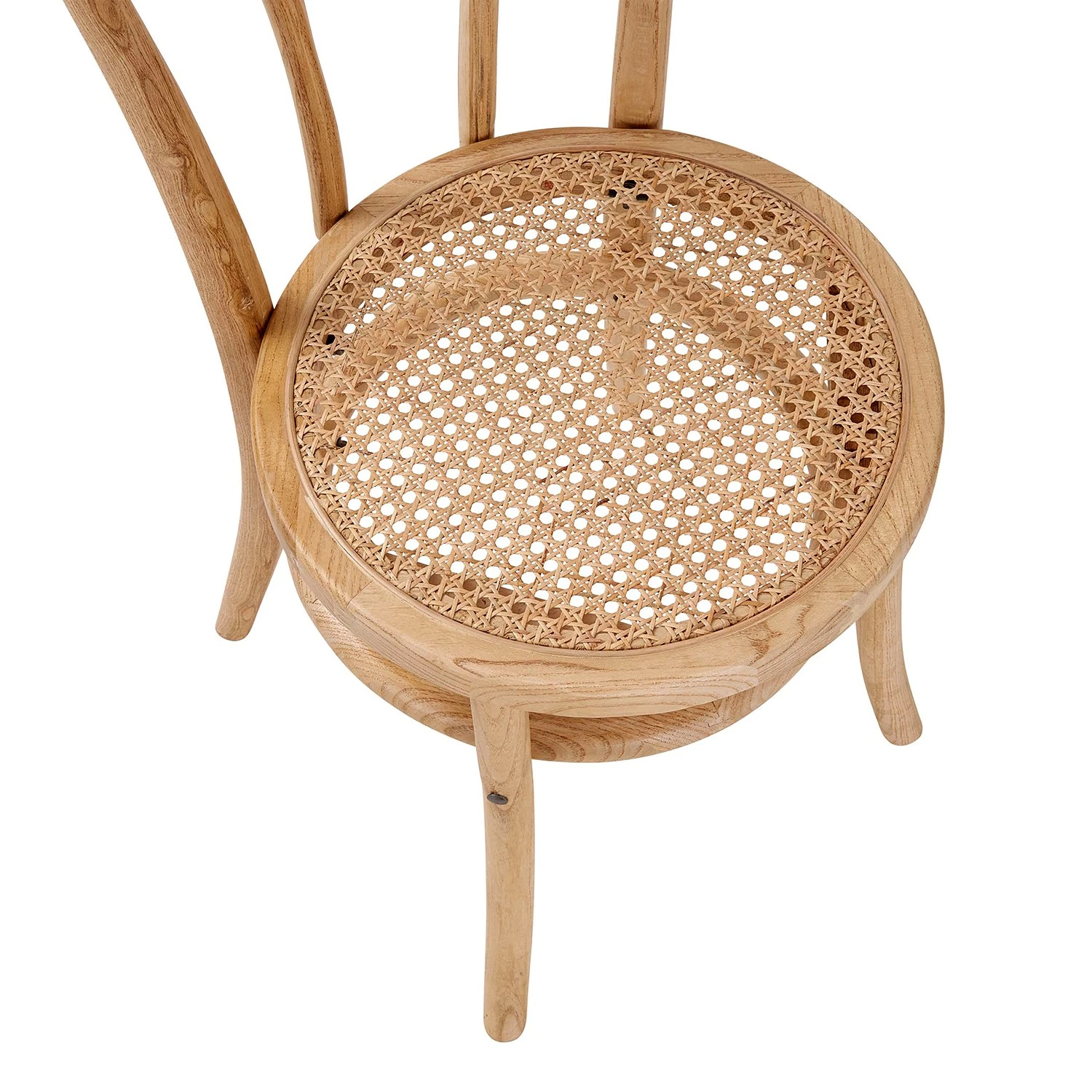 Butlers Chaises WIENER MELANGE (lot de 2) - Bois d’orme / Rotin - Naturel 10 Butlers Chaises WIENER MELANGE (lot de 2) - Bois d’orme / Rotin - Naturel – Image 8