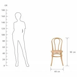 Butlers Chaises WIENER MELANGE (lot de 2) - Bois d’orme / Rotin - Naturel 21 Butlers Chaises WIENER MELANGE (lot de 2) - Bois d’orme / Rotin - Naturel -Chaises Boutique 1000344071 220406 500 SKETCH DETAILS P000000001000344071 sketch