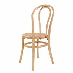 Butlers Chaises WIENER MELANGE (lot de 4) - Bois d’orme / Rotin - Naturel -Chaises Boutique 1000344072 220406 040 DETAILS P000000001000344072