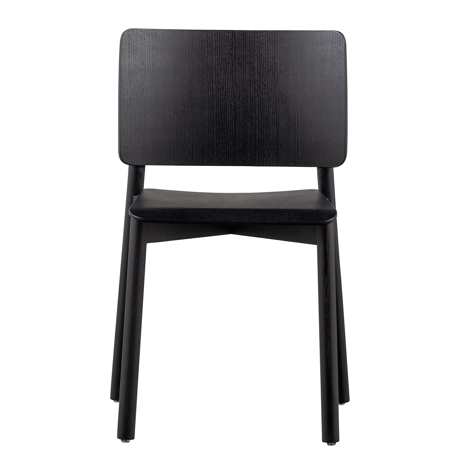 Loftscape Chaises Priscilla (lot de 2) - Frêne foncé 6 Loftscape Chaises Priscilla (lot de 2) - Frêne foncé – Image 4