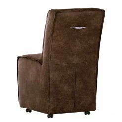 Red Living Chaise capitonnée Rachid - Cognac vintage -Chaises Boutique 1000352052 220520 030 DETAILS P000000001000352052