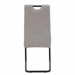 Loftscape Chaise cantilever La Paz III - Tissu / Métal - Noir - Gris - Lot de 4 -Chaises Boutique 1000352411 220610 070 DETAILS P000000001000352411