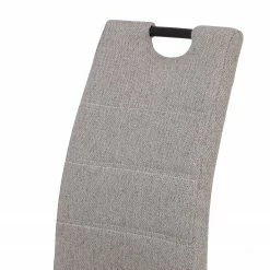 Loftscape Chaise cantilever La Paz III - Tissu / Métal - Noir - Gris - Lot de 4 -Chaises Boutique 1000352411 220610 080 DETAILS P000000001000352411