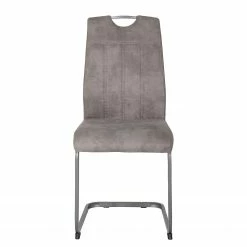 Loftscape Chaise cantilever Cotulla - Microfibre / Métal - Noir - Gris vintage - Lot de 4 16 Loftscape Chaise cantilever Cotulla - Microfibre / Métal - Noir - Gris vintage - Lot de 4 -Chaises Boutique 1000352412 220610 040 DETAILS P000000001000352412