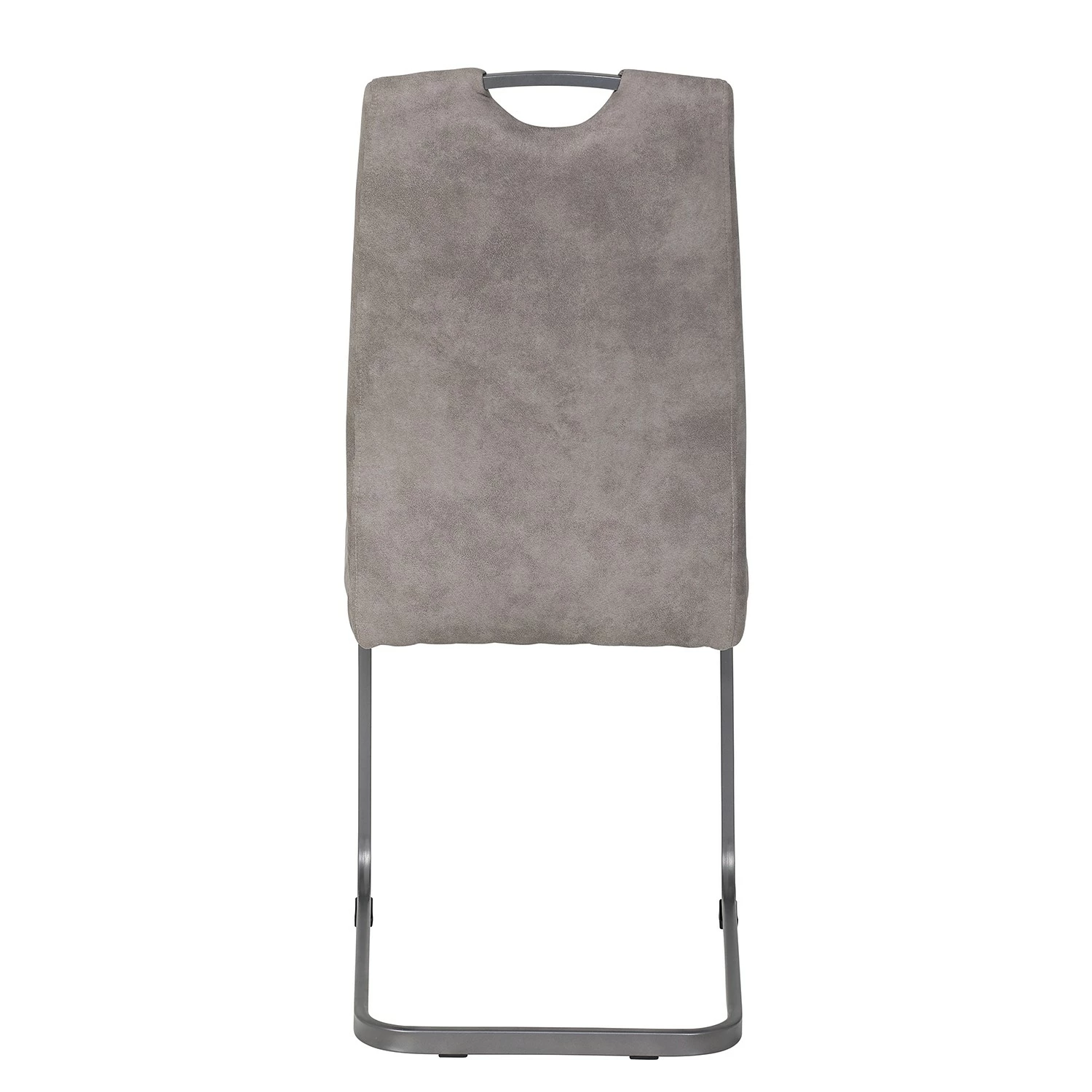 Loftscape Chaise cantilever Cotulla - Microfibre / Métal - Noir - Gris vintage - Lot de 4 9 Loftscape Chaise cantilever Cotulla - Microfibre / Métal - Noir - Gris vintage - Lot de 4 – Image 7