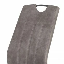 Loftscape Chaise cantilever Cotulla - Microfibre / Métal - Noir - Gris vintage - Lot de 4 20 Loftscape Chaise cantilever Cotulla - Microfibre / Métal - Noir - Gris vintage - Lot de 4 -Chaises Boutique 1000352412 220610 080 DETAILS P000000001000352412