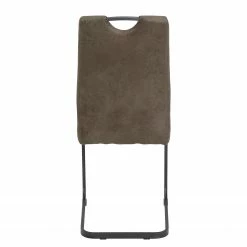 Loftscape Chaise cantilever Lajo - Microfibre / Acier - Limon - Lot de 4 -Chaises Boutique 1000352429 220610 070 DETAILS P000000001000352429