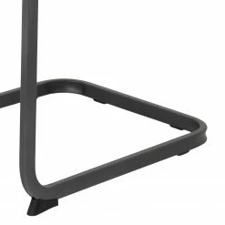 Loftscape Chaise cantilever Lajo - Microfibre / Acier - Limon - Lot de 4 -Chaises Boutique 1000352429 220610 082 DETAILS P000000001000352429