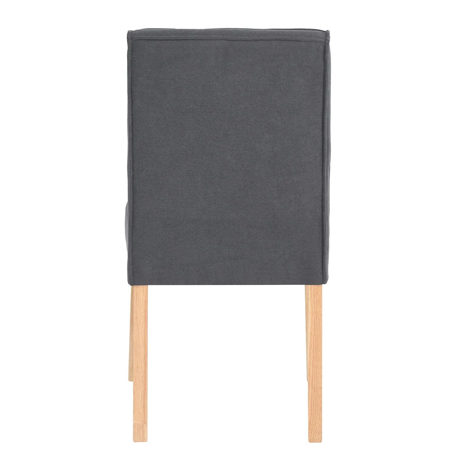 Loftscape Chaises capitonnées Alcoy (lot de 2) - Tissu / Hévéa massif - Gris / Hévéa 7 Loftscape Chaises capitonnées Alcoy (lot de 2) - Tissu / Hévéa massif - Gris / Hévéa – Image 5