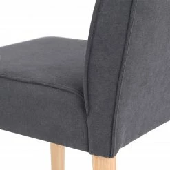 Loftscape Chaises capitonnées Alcoy (lot de 2) - Tissu / Hévéa massif - Gris / Hévéa 21 Loftscape Chaises capitonnées Alcoy (lot de 2) - Tissu / Hévéa massif - Gris / Hévéa -Chaises Boutique 1000363995 220728 090 DETAILS P000000001000363995