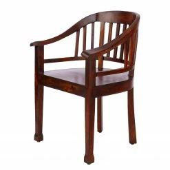 Butlers Chaise HOPKINS - Acacia / Manguier - Marron foncé