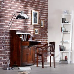 Butlers Chaise HOPKINS - Acacia / Manguier - Marron foncé -Chaises Boutique 1000365707 220728 022 MOOD DETAILS P000000001000365707 mood