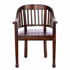 Butlers Chaise HOPKINS - Acacia / Manguier - Marron foncé -Chaises Boutique 1000365707 220728 030 DETAILS P000000001000365707