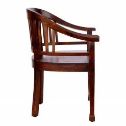 Butlers Chaise HOPKINS - Acacia / Manguier - Marron foncé -Chaises Boutique 1000365707 220728 040 DETAILS P000000001000365707