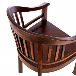 Butlers Chaise HOPKINS - Acacia / Manguier - Marron foncé -Chaises Boutique 1000365707 220728 070 DETAILS P000000001000365707