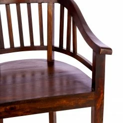 Butlers Chaise HOPKINS - Acacia / Manguier - Marron foncé -Chaises Boutique 1000365707 220728 080 DETAILS P000000001000365707