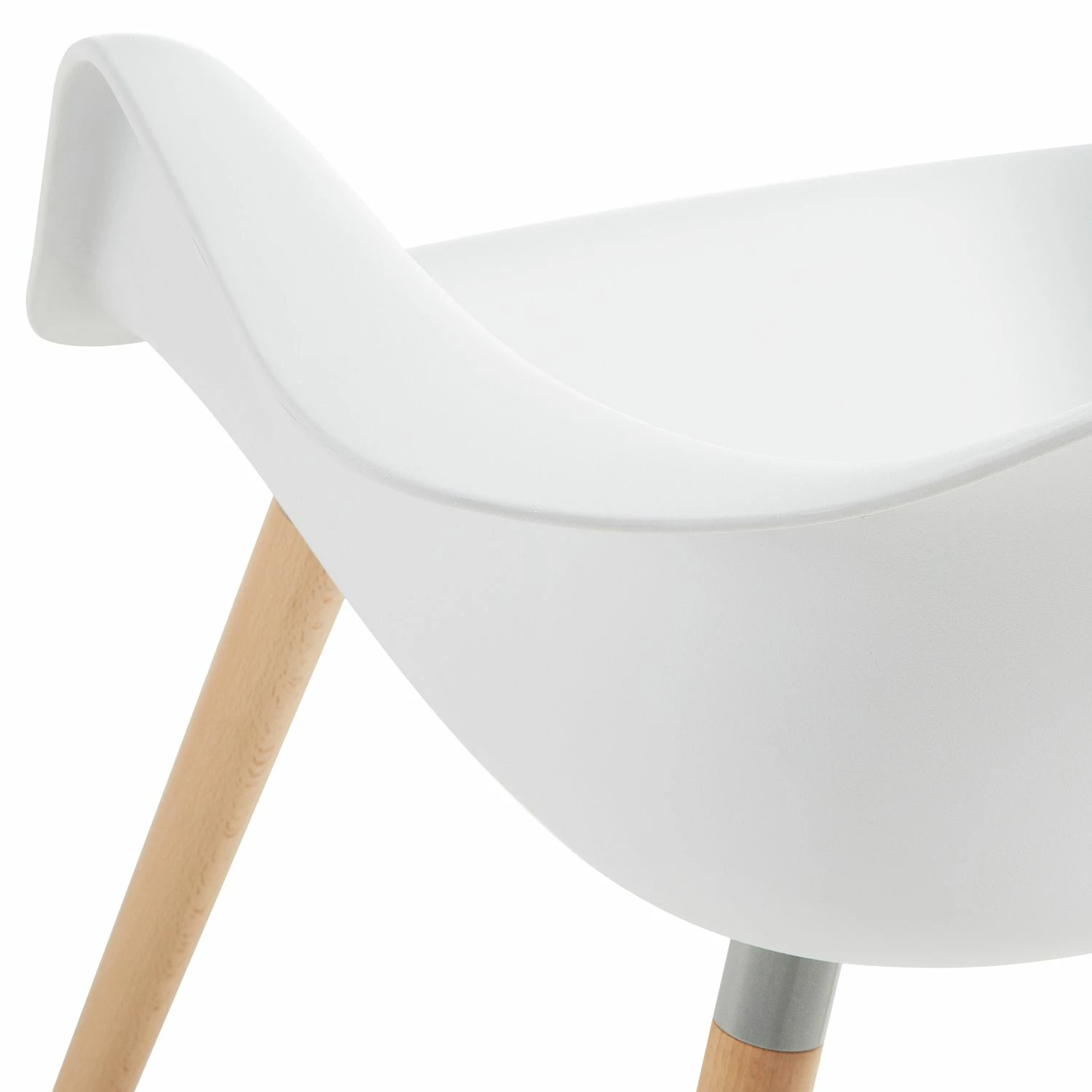 Mørteens Chaises à accoudoirs Cevo (lot de 2) - Blanc 6 Mørteens Chaises à accoudoirs Cevo (lot de 2) - Blanc – Image 4