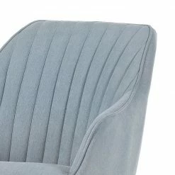 Mørteens Chaise à accoudoirs Ermelo I - rotatif - Tissu / Chêne massif - Bleu clair - 1 set -Chaises Boutique armlehnenstuhl ermelo webstoff eiche massiv hellblau 4026160