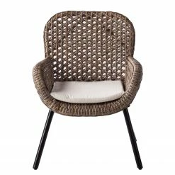 Ars manufacti Chaise Hawea (avec coussin d'assise) - Rotin / Metall - Rotin / Noir 19 Ars manufacti Chaise Hawea (avec coussin d'assise) - Rotin / Metall - Rotin / Noir -Chaises Boutique armlehnenstuhl hawea rattan akazie massiv 4339448
