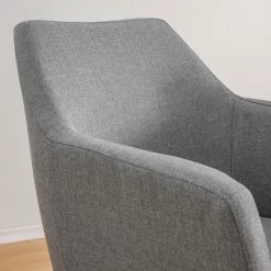 Mørteens Chaises à accoudoirs Nicholas XXL - Tissu Cors: Granite - 1 chaise -Chaises Boutique armlehnenstuhl nicholas xxl webstoff eiche massiv granit eiche 5118188