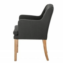 Maison Belfort Chaise à accoudoirs Austin - Tissu Kyra: Gris foncé 17 Maison Belfort Chaise à accoudoirs Austin - Tissu Kyra: Gris foncé -Chaises Boutique armlehnstuhl austin webstoff eiche massiv dunkelgrau 4191736